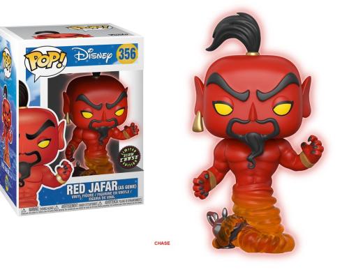 Aladdin disney funko pop jafar red vinyl figure 10cm chase