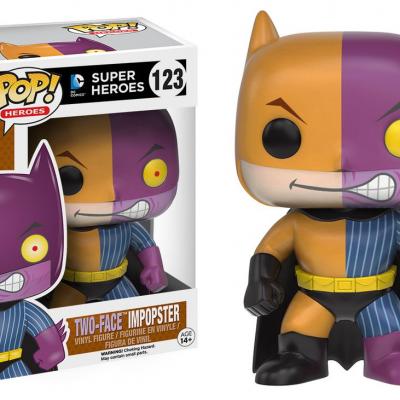 Batman - Funko POP Heroes - Batman as Two-Face Impopster  Figure Vinyl 10cm