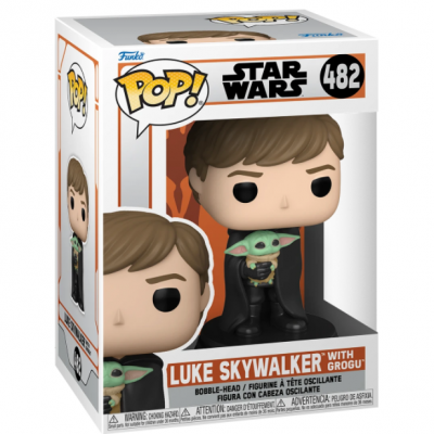 STAR WARS Mandalorian - FUNKO POP - Luke w/Grogu 10cm