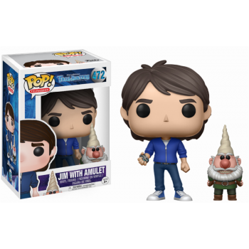Chasseur de trolls funko pop jim with amulet exclusive vinyl figure 10cm
