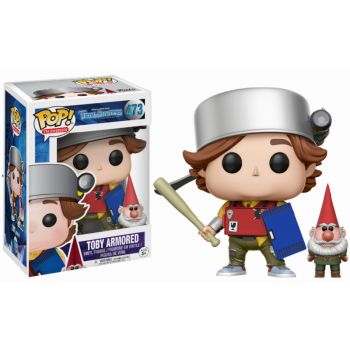 Chasseur de trolls funko pop toby armored exclusive vinyl figure 10cm