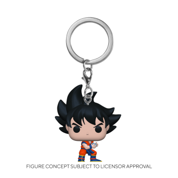 Dbz funko pop keychain goku wkamehameha