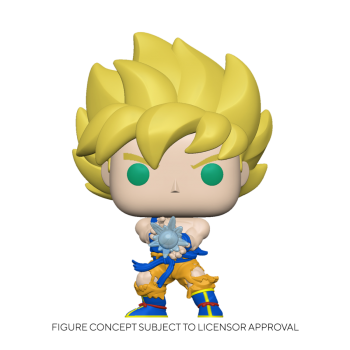 Dbz funko pop ss goku wkamehameha wave