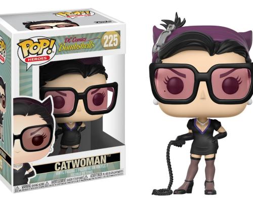 Dc comics bombshells funko pop heroes catwoman vinyl figure 10cm