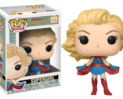 Dc comics bombshells funko pop heroes supergirl vinyl figure 10cm