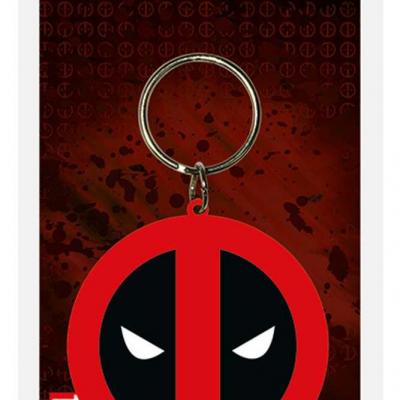 Deadpool marvel keychain symbol jawascave