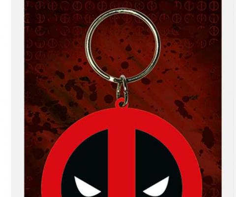 Deadpool marvel keychain symbol jawascave