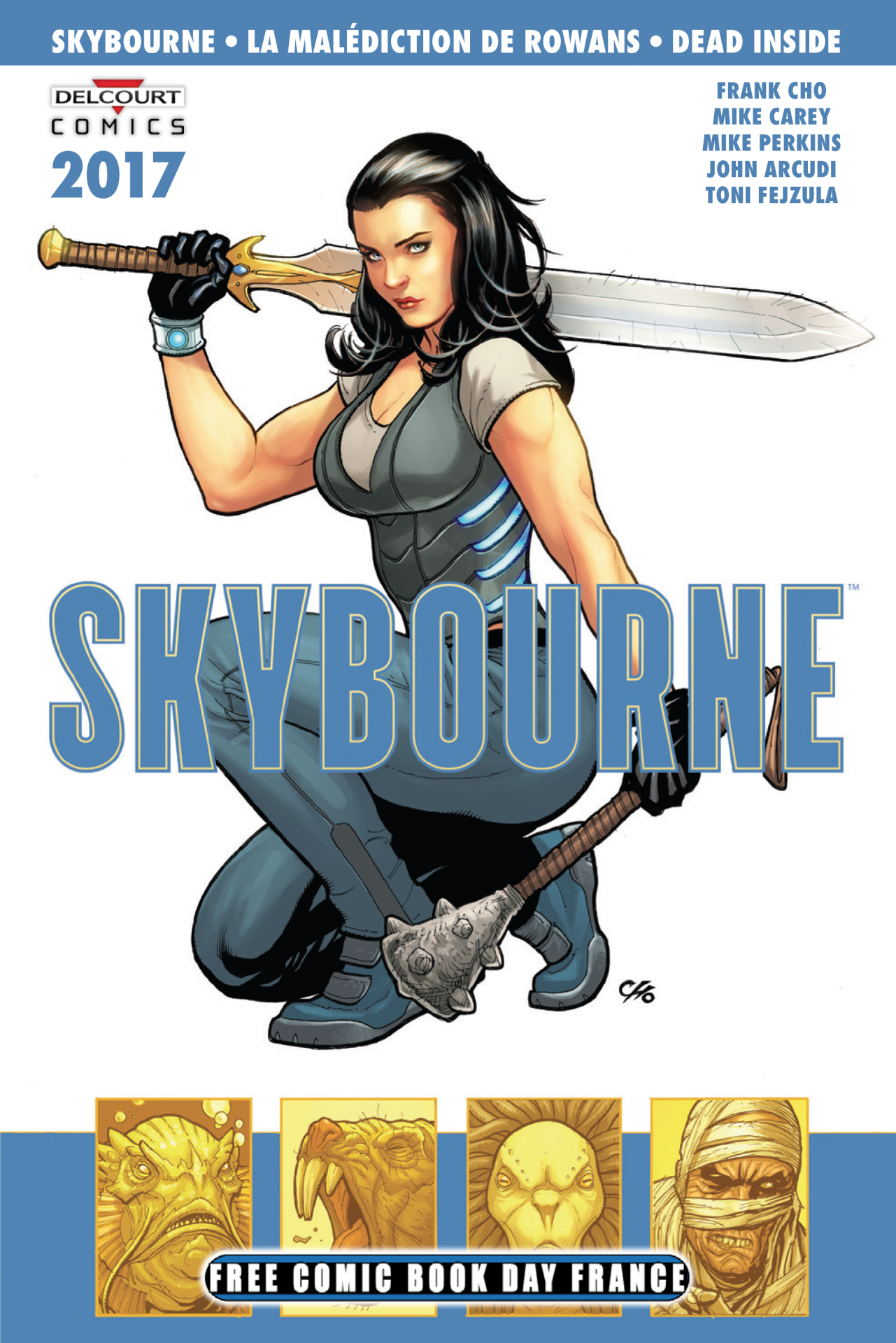 Delcourt comics skybournerowansruindeadinside fcbdfrance2017