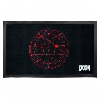 Doom doormat pentagram