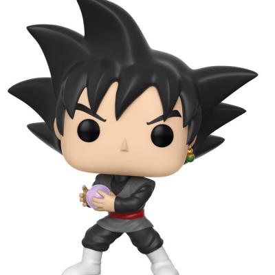 Dragonball super figurine pop animation goku black vinyl figure 10cm