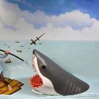 Les dent de la mer neca toony terrors jaws quint 2 pack
