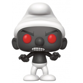 Les shtroumpfs funko pop animation black smurf 10cm