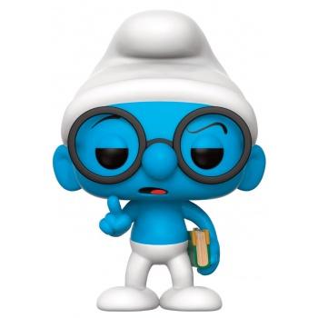 THE SMURFS - Funko POP Animation - Brainy Smurf Vinyl Figure 10cm