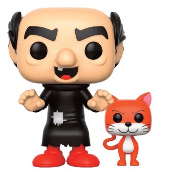 Les shtroumpfs funko pop animation gargamel et azrael 10cm