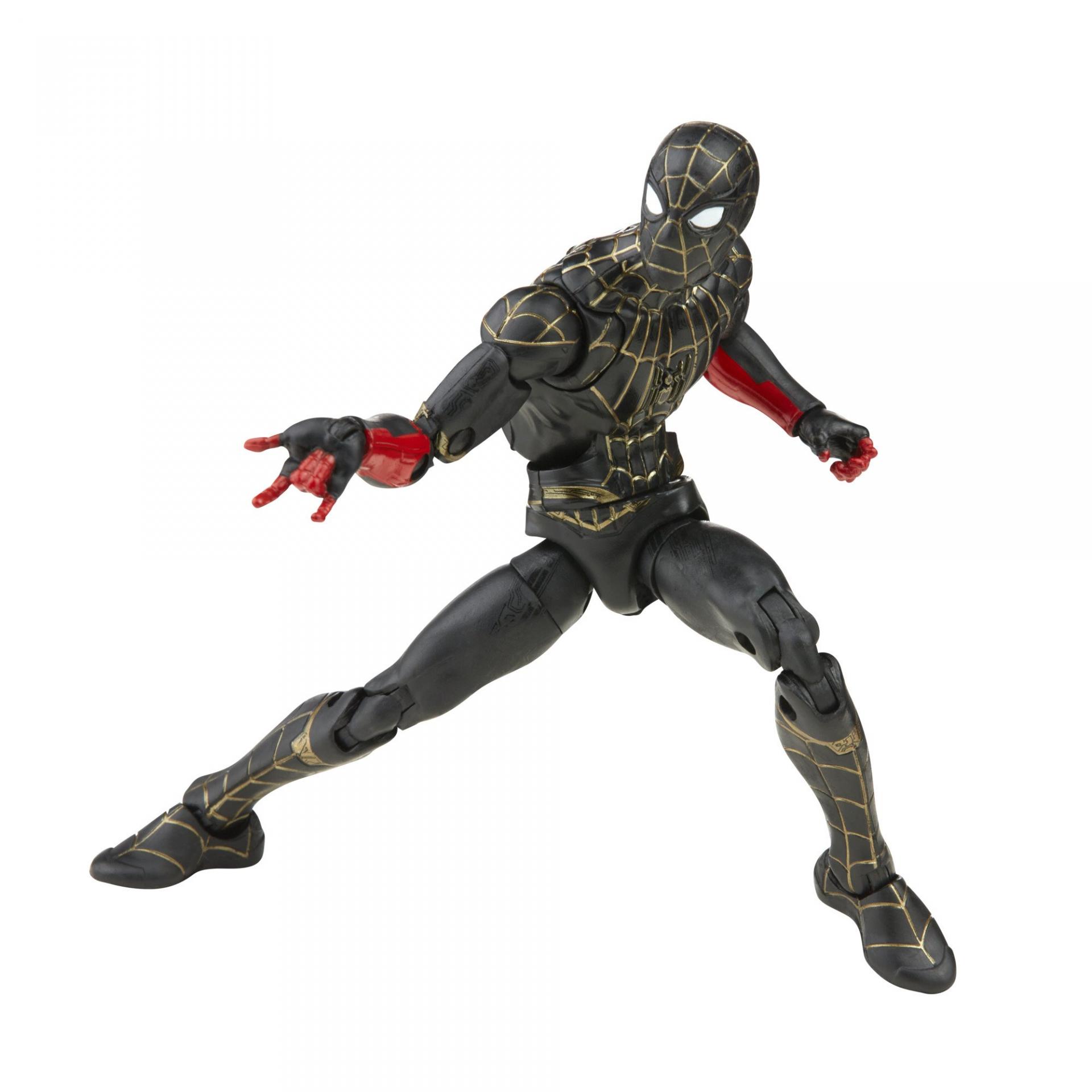 Marvel legends series hasbro black gold suit spider man jawascave5