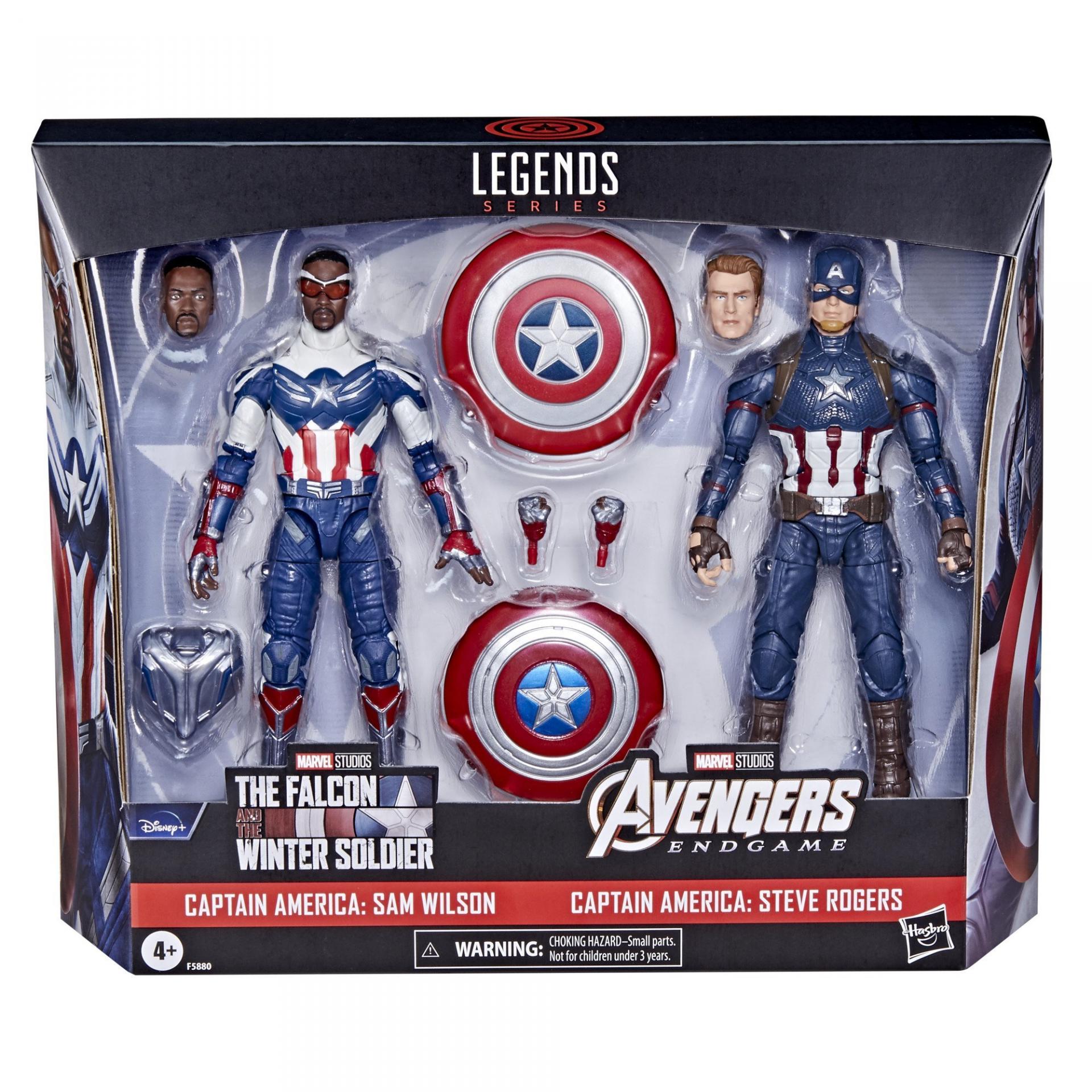 Marvel legends series hasbro captain america 2 pack5