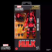 Marvel legends series hasbro hulk red she hulk jawascave