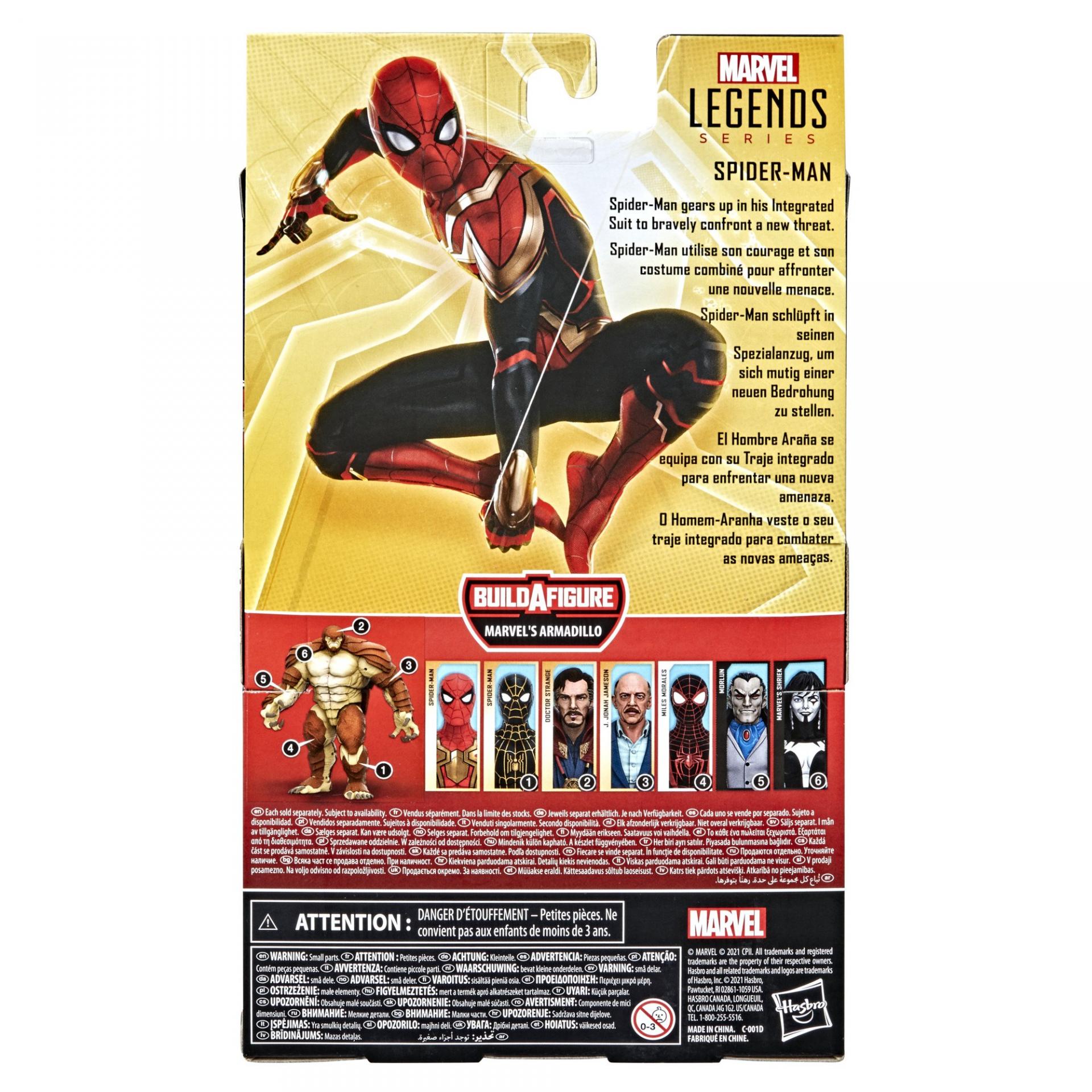 Marvel legends series hasbro spiderman costume combine jawascave 8