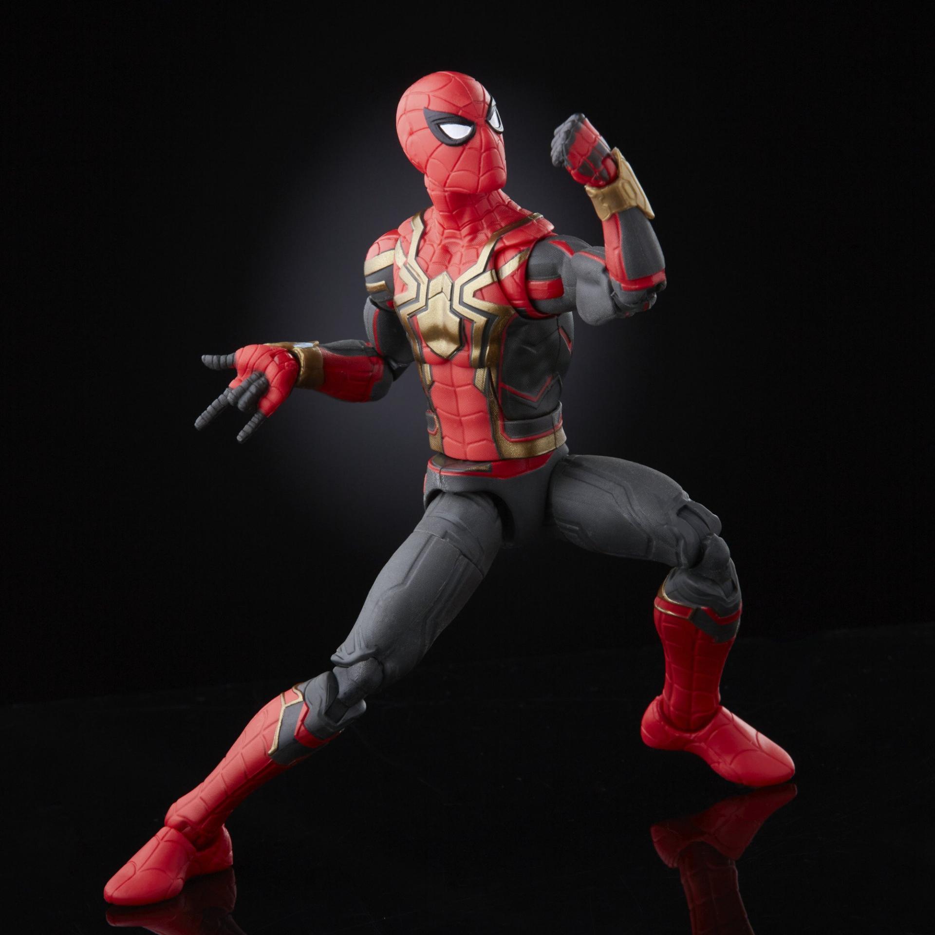 Marvel legends series hasbro spiderman costume combine jawascave