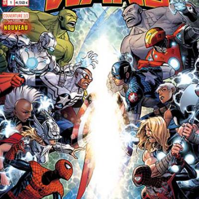 Marvel SECRET WARS 1 - Couverture 2/2 Jim Cheung