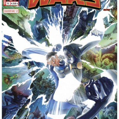 Marvel SECRET WARS 5 - Couverture 1/2 Alex Ross