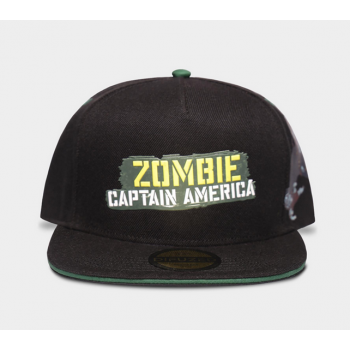 Marvel what if zombie captain america snapback cap