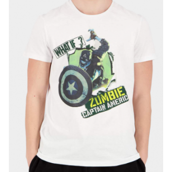 Marvel what if zombie captain america t shirt