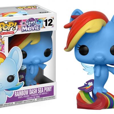 MON PETIT PONEY (My Little Pony) - Funko POP Movie - Rainbow Dash Sea Pony Vinyl Figure 10cm