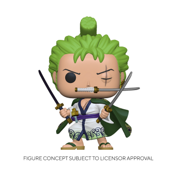 One pieces funko pop roronoa zoro 10cm