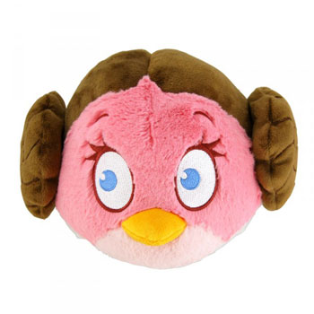 Peluches angry birds star wars leia