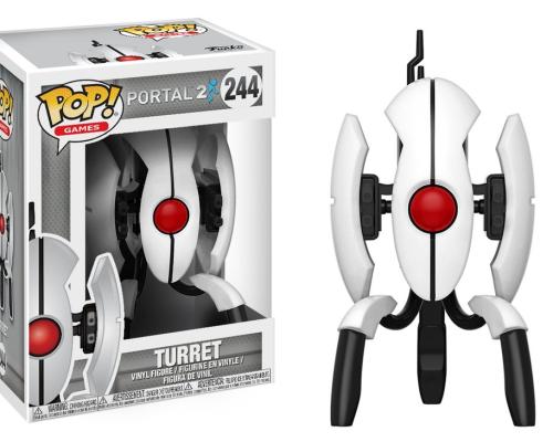 Portal 2 funko pop games turret vinyl figure 10cm
