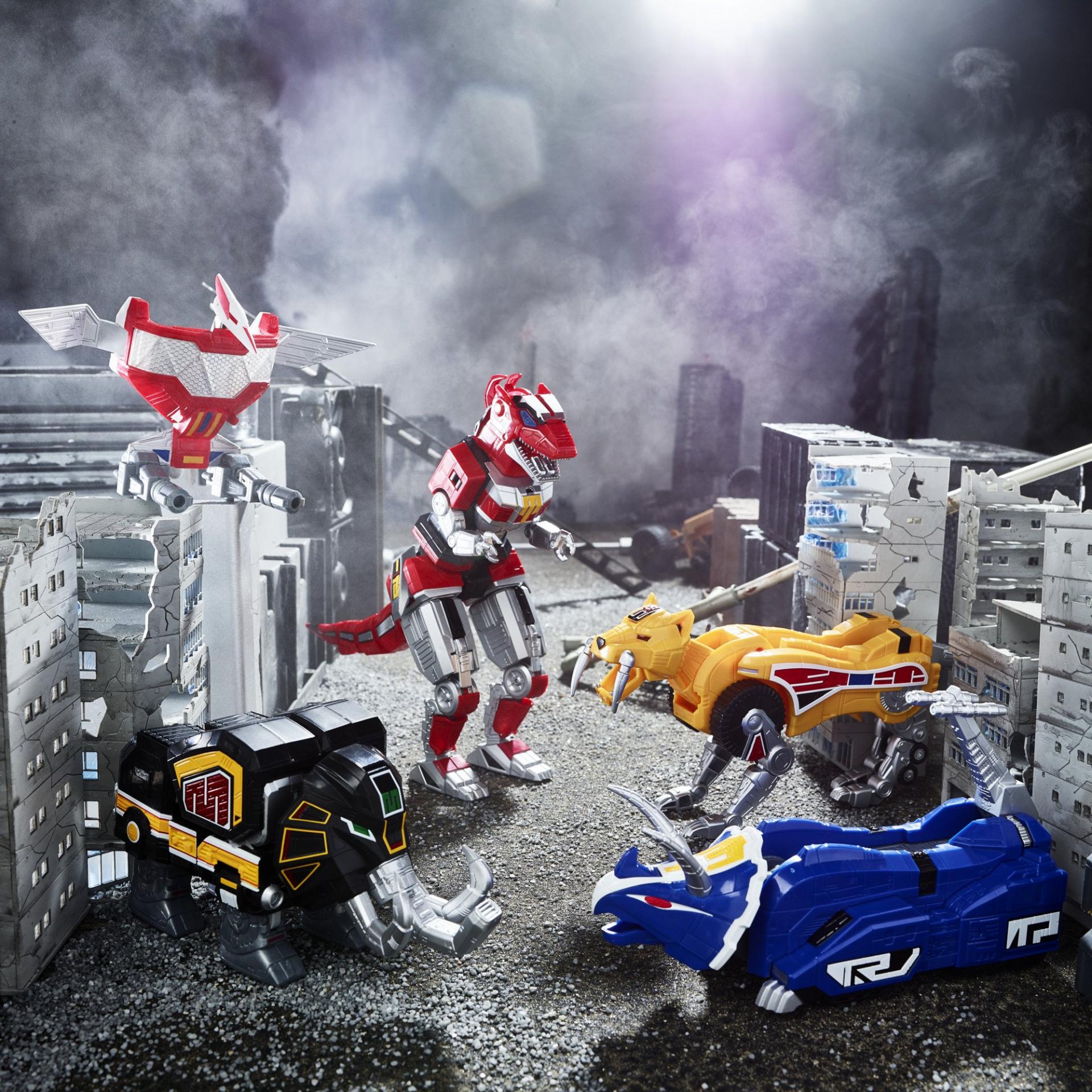 Power rangers lightning collection zord ascension project mighty morphin dino megazord jawascave6