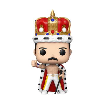 QUEEN - Funko POP! Rocks - Freddie Mercury King Vinyl Figure 10cm