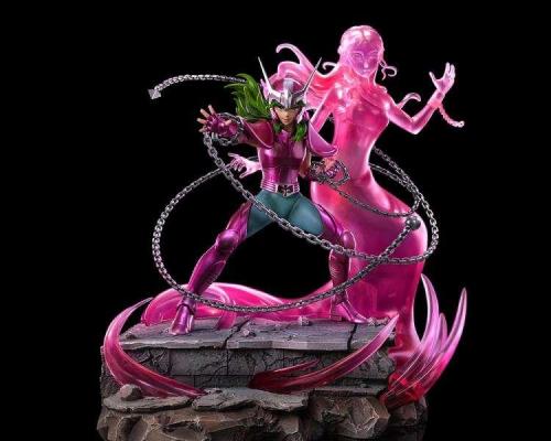 Saint seiya iron studios andromeda shun deluxe statue jawascave 1