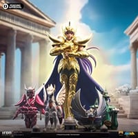 Saint seiya iron studios aries mu deluxe statue jawascave