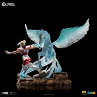 Saint seiya iron studios pegasus deluxe statue jawascave 8