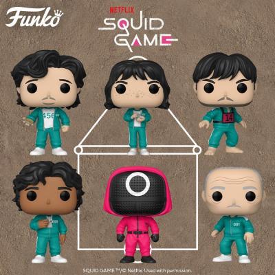 SQUID GAME - FUNKO POP - Pack 6 figurines