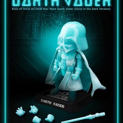 STAR WARS - Egg Attack - DARTH VADER GLOW I/T Dark Version Vinyl Figure