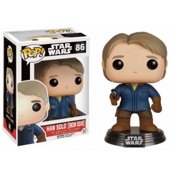 Star wars episode vii the force awakens funko pop han solo snow gear vinyl figure 10cm
