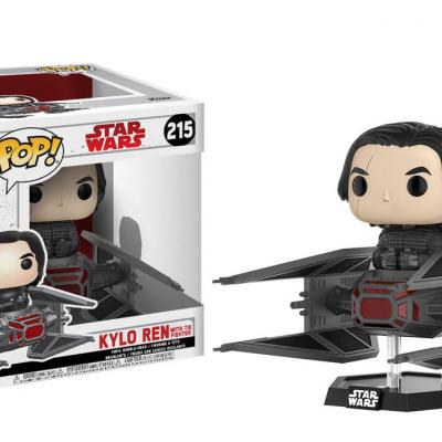 STAR WARS - FUNKO POP Episode VIII The Last Jedi - Kylo Ren on TIE Fighter Deluxe Vinyl Figure 10cm NYCC 2017 limited