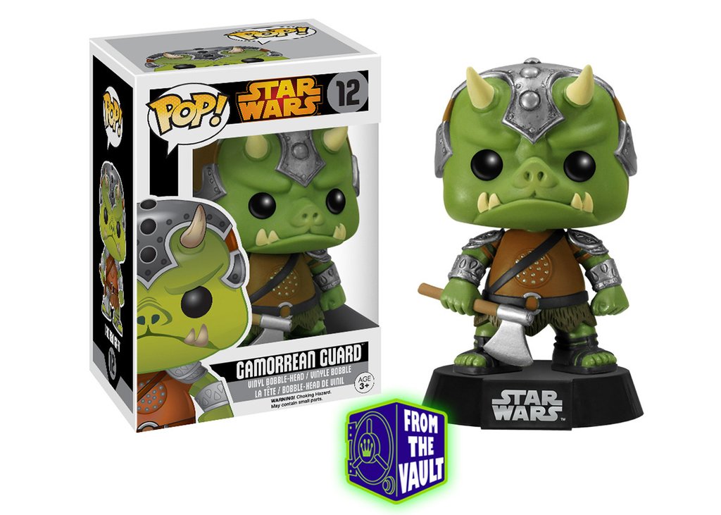 Star wars funko pop gamorrean guard bobble head 10cm limited black box
