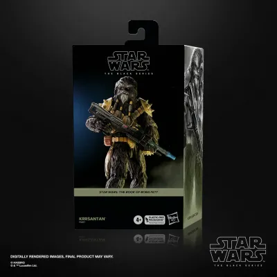 STAR WARS - HASBRO - THE BLACK SERIES - TBOBF - Black Krrsantan 15cm