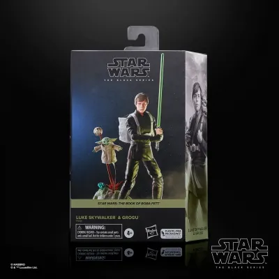 STAR WARS - HASBRO - THE BLACK SERIES - TBOBF - LUKE & GROGU 15cm