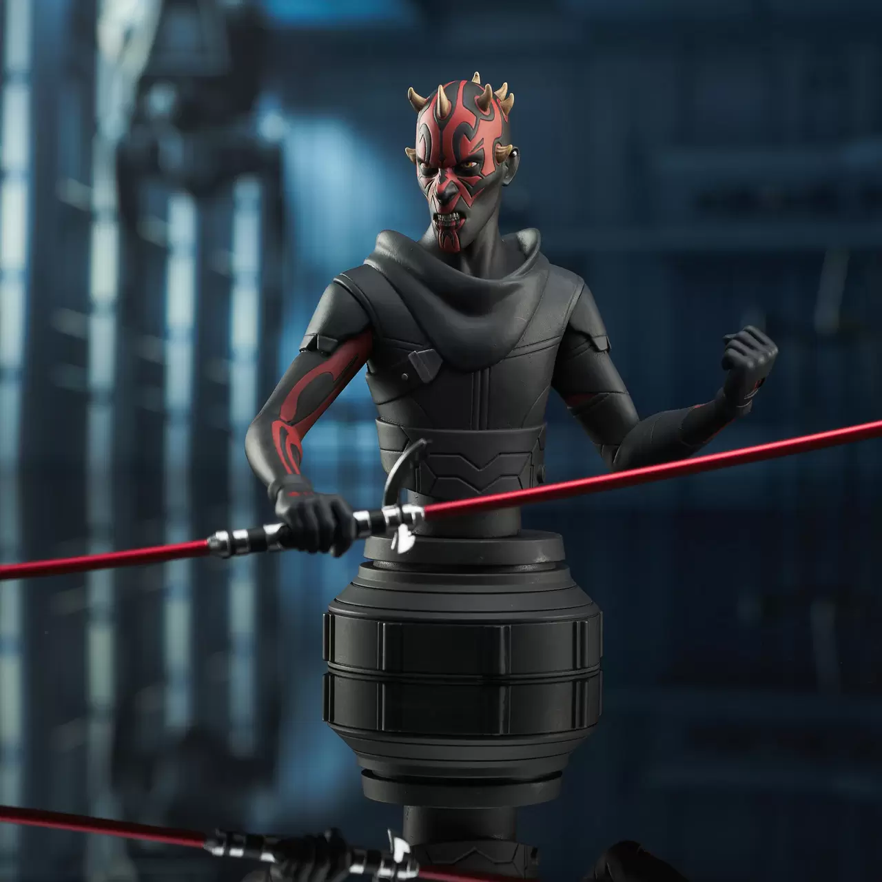 Star wars rebels darth maul animated bust