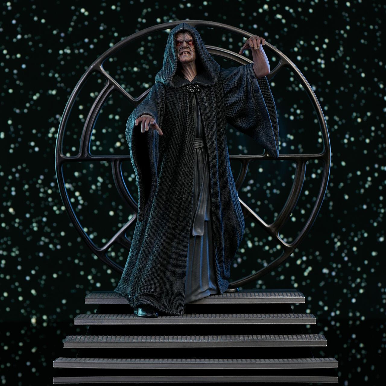 Star wars return of the jedi milestones emperor palpatine statue jawascave 3