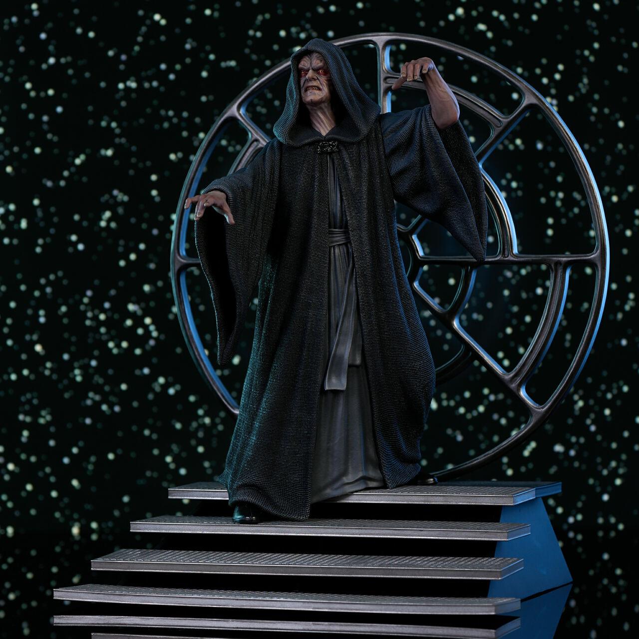 Star wars return of the jedi milestones emperor palpatine statue jawascave 4