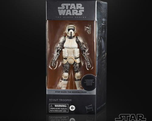 Star wars the black series carbonized collection scout trooper 15cm