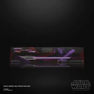 STAR WARS - THE BLACK SERIES - Darth Revan Force FX Elite Electronic  Lightsaber