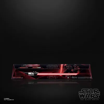 STAR WARS - THE BLACK SERIES - Darth Vader Force FX Elite Lightsaber