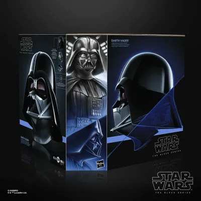 Star wars the black series darth vader premium electronic jawascave 6
